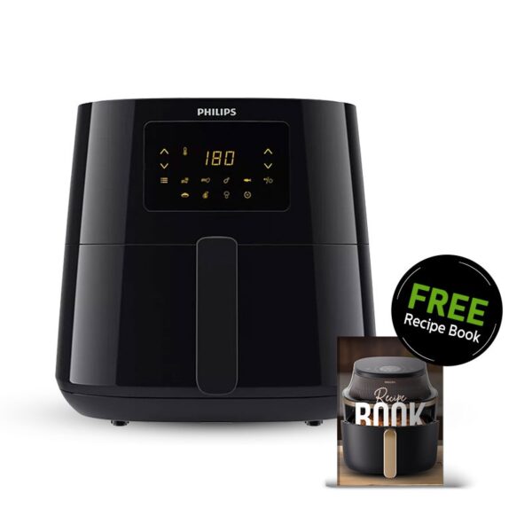 HD-9270 Philips Essential Air Fryer, 6.2 L, Black,