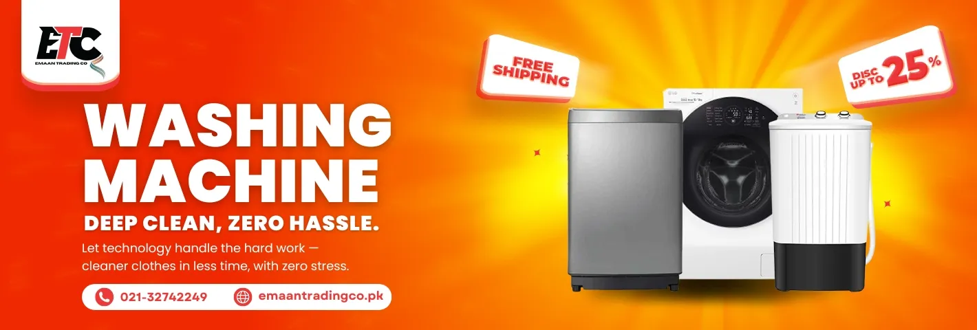 Emaan Trading Washing Machine Banner 2