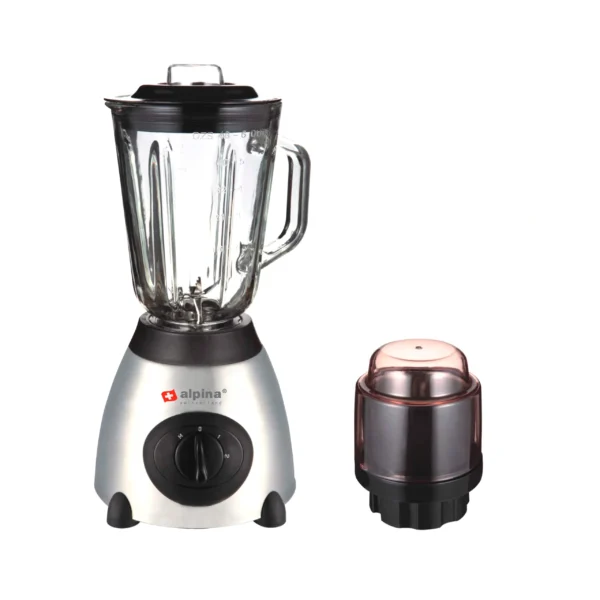 Alpina Glass Jar Blender Plus Grinder